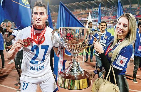 Chennaiyin FC’s Brazilian defender Mailson Alves | Vinodkumar T