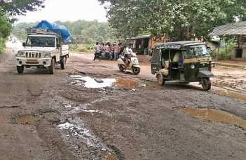 The NH-26 stretch near Jeypore