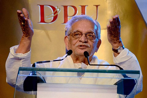 Born as Sampooran Singh Kalra on August 18, 1934, in Deena of Pakistan's Jhelum district, Gulzar moved to Delhi after the India-Pakistan partition. In a career spanning over 60 years, he has written and directed several films, and has extensively penned books, songs and poems. (Photo | PTI)