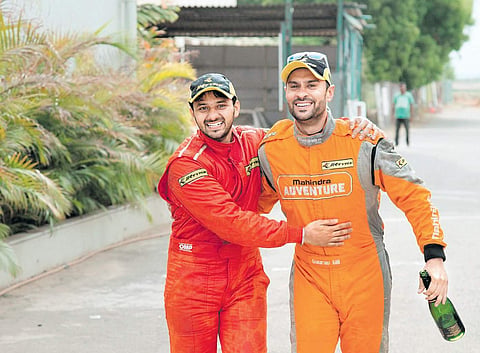 Gaurav Gill (R) got fourth time lucky as he had been nominated thrice before