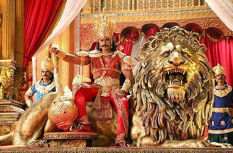 A still from 'Kurukshetra'.