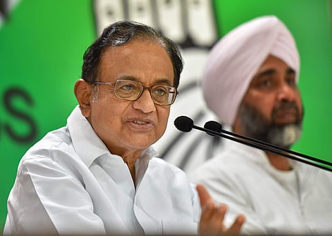 Former Finance Minister P Chidambaram. (Photo | PTI)