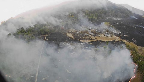 Fires burn in Guaranta do Norte municipality, Mato Grosso state, Brazil. (Photo | AP)