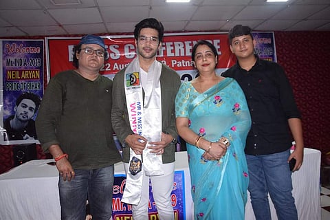 ‘Mr India 2019’ title winner Neil Aryan. (Photo | Special Arrangement)