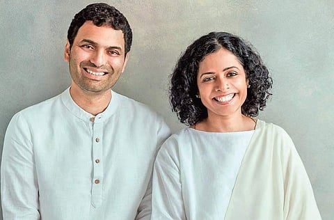 Preethaji and Krishnaji, authors of ‘The Four Sacred Secrets (File Photo |EPS)