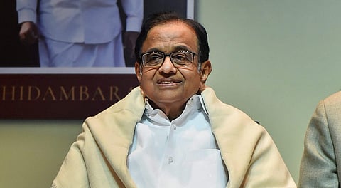Former Finance Minister and Congress leader P Chidambaram 