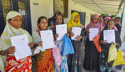 Several Congress leaders had attacked the NRC when the complete draft list was published. (Photo | PTI)