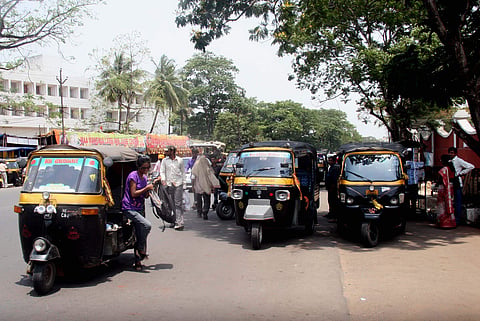 There over 30,000 auto-rickshaws in Bhubaneswar, but the police don't have any record of the drivers. (Photo | EPS)