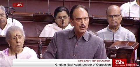 Congress leader Ghulam Nabi Azad. (Photo| ANI)