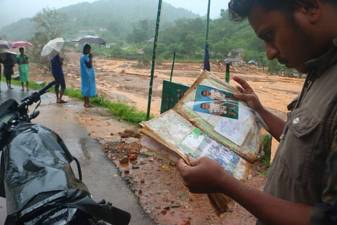Nearly 100 acres of tea estate land, along with a temple, mosque, post office and a plantation company's canteen, were washed away on August 8th evening in Puthumala, 11 km from the scenic hill town of Meppadi in Wayanad, which is the epicentre of the rai