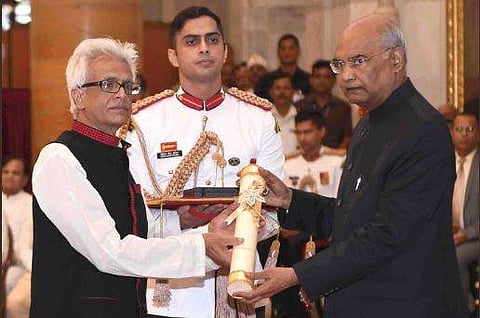 Dr Bhupen Hazarika, a renowned singer, lyricist, musician, poet and filmmaker awarded the Bharat Ratna by President Kovind. He had received the National Film Award, Padmashri, Dada Saheb Phalke Award, Padma Vibhushan, and many other prestigious honours.