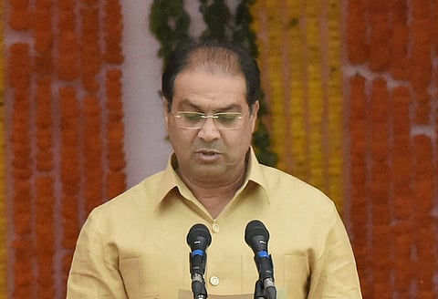 Mohsin Raza had celebrated the passage of Triple Talaq Bill on Parliament with Muslim women. (Filep photo | PTI)