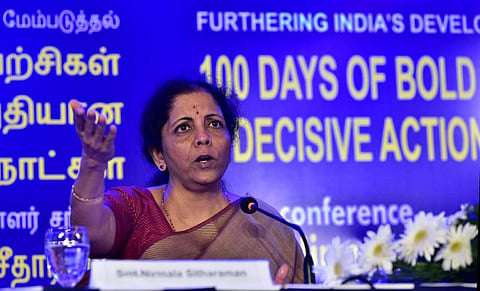 Finance Minister Nirmala Sitharaman.(Photo | P Jawahar, EPS)
