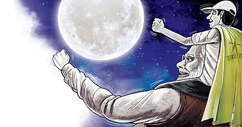 Modi converts minor Chandrayaan setback into a Nationalist pride