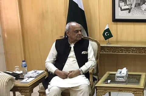 Pakistan Interior Minister Brig Ijaz Ahmed Shah. (Photo | Twitter)