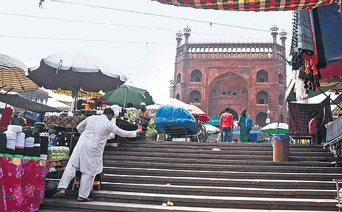 The latest plan has retained existing Meena Bazaar, at the same location and consolidation of land with low-height fencing. The plan also proposes significant refurbishment of Netaji Subhash Marg  | Parveen Negi