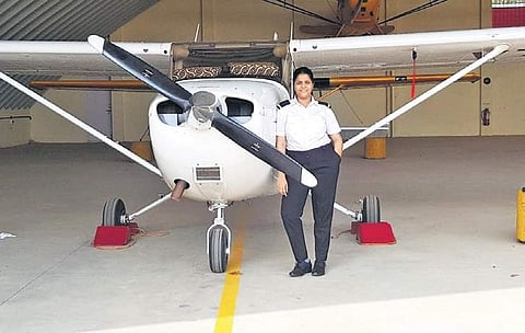 Vrinda is trained from Bengaluru’s Government Flying Training School in Jakkur
