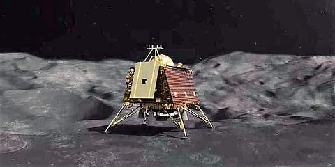 Chandrayaan 2's lander Vikram videos Animation by ISRO (Youtube Screen grab / ISRO)