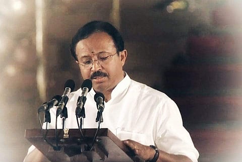 Minister of State for External Affairs, V Muraleedharan. (Photo | Twitter/ @VMBJP)