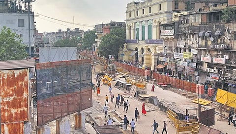 Restoration will be a part of ongoing Chandni Chowk redevelopment. (Photo | Parvez Sultan, EPS)