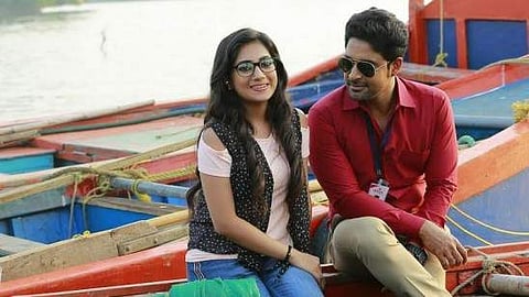 A still from romantic comedy 'Munthiri Monchan: Oru Thavala Paranjha Kadha'.