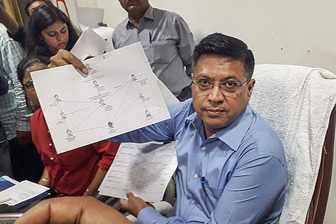 SIT chief Naveen Arora addresses a press conference regarding case against BJP leader Chinmayanand  (File | PTI)