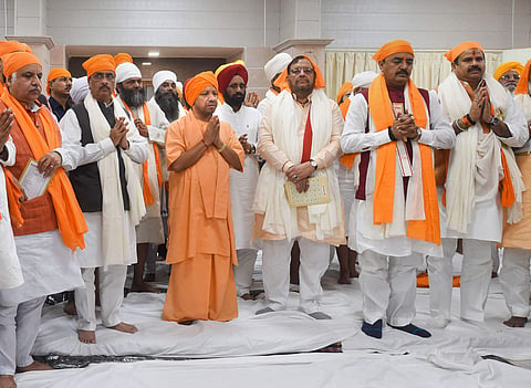 The state treasury paid Rs 86 lakh as income tax of the ministers and CM Yogi Adityanath. (File photo | PTI)