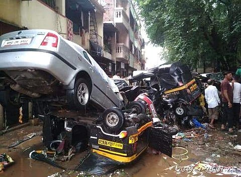 13 people died in various incidents of flooding and wall collapse after intense rainfall lashed Pune on September 25. (Photo | Special arrangement)