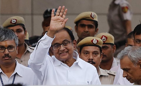 Congress leader and former finance minister P Chidambaram produced at the Court in New Delhi. (File Photo | Arun Kumar, EPS)