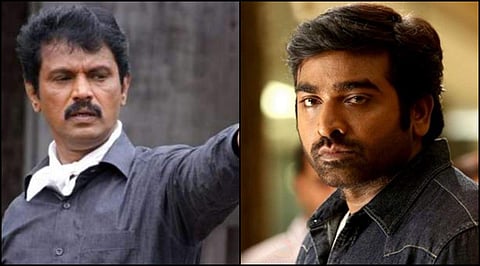 Director Cheran and actor Vijay Sethupathi (Photo | Cinema Express)