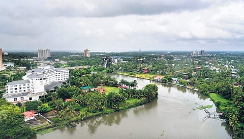 An aerial view of Maradu   Albin Mathew