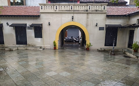 A view of 'Kaba Gandhi no Delo' the house where Gandhi spent most of his formative years in Rajkot Sunday Sept. 29 2019. | (Photo | PTI)