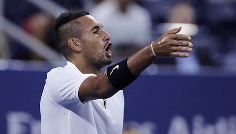 Nick Kyrgios. (Photo | AP)