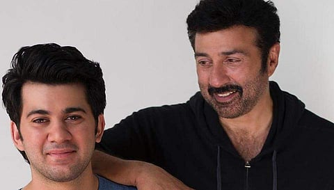 Sunny Deol with son Karan Deol. (Photo | Instagram)