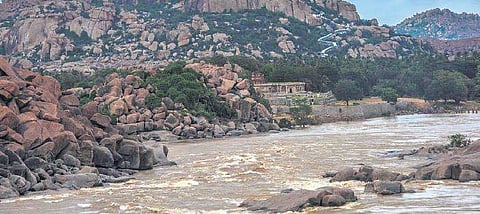 Water level in Tungabhadra river has increased