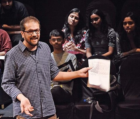 The one-man play features Vivek Madan