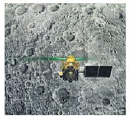 The 2,379 kg Chandrayaan-2 orbiter continues to fly around the moon (Photo | PTI)