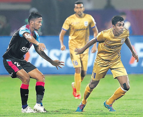 Raynier Fernandes (R) had a stellar 2019, including making his national team debut
