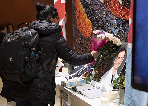 Several victims were buried in the sprawling Behesht-e-Zahra cemetery south of Tehran, while others would be transferred abroad. (Photo | AP)