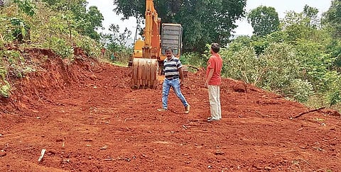 The road would be converted into a concrete one in the coming days.