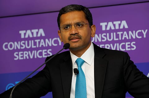 Tata Consultancy Services (TCS) CEO Rajesh Gopinathan (File photo | Reuters)
