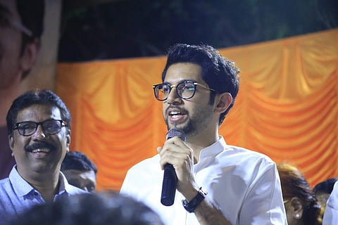 Shiv Sena scion and Maharashtra minister Aaditya Thackeray. (Photo | Aaditya Thackeray Twitter)