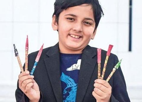 Nine-year-old Bengaluru boy ‘pens’ award-winning innovation