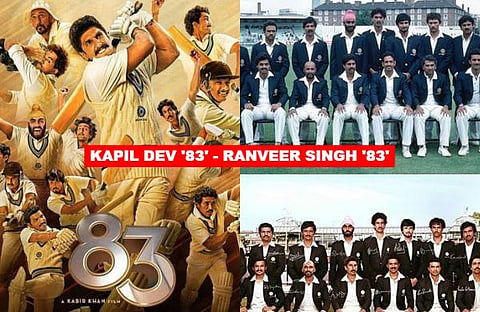 '83' is an upcoming sports film based on the former World Cup-winning captain will feature Ranveer Singh essaying role of cricket stalwart Kapil Dev. Check out the actors who will be essaying the roles of the 1983 World Cup winners. (Photo | Instagram)