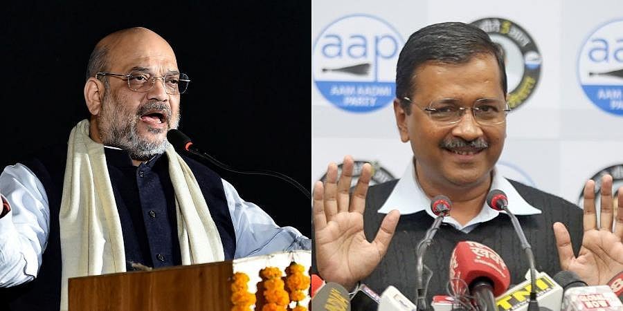 Amit Shah targets Punjab govt over drug menace; Kejriwal accuses BJP of drug smuggling via Adani port