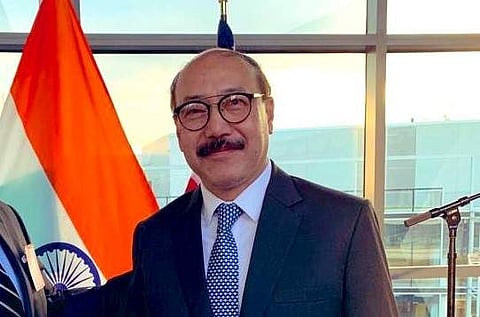 Senior Diplomat Harsh Vardhan Shringla took charge as new foreign secretary.(Photo | Twitter)