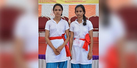 Keerthi Krishna and Kavya Krishna. (Photo| EPS)