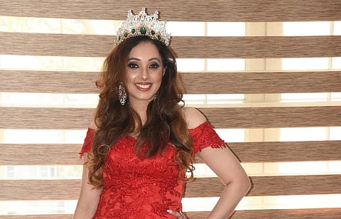 Isha Farha Quraishy walked her first ramp at Mrs Kerala event held in 2017, where she was declared the second runnerup.  (Photo | Express)