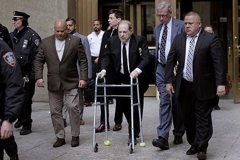 Harvey Weinstein leaves court in New York, Monday. (Photo | AP)