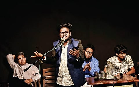Back home in Hyderabad the last evening at Lamakaan was organised ‘Mushaira of Satire on NRC and CAA’ which saw coming together of Urdu and Hindi poets of the younger and older generations. (Photo | Vinay Madapu, EPS)